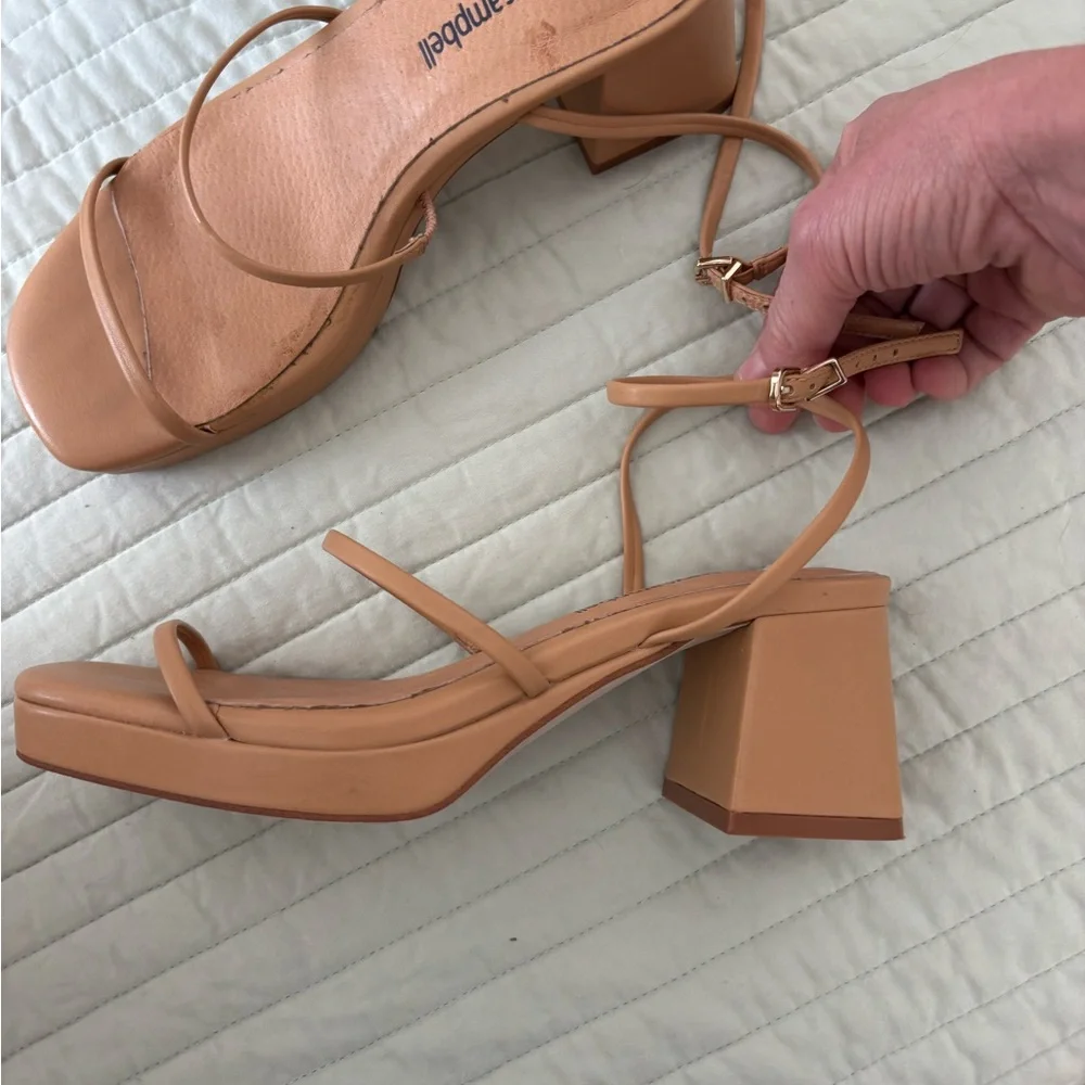 Jeffrey Campbell Tan Women's Sandals - Picture 2 of 4